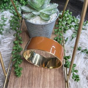 -🌼3/$30🌼J Crew Brown Gold Enamel Bangle Bracelet